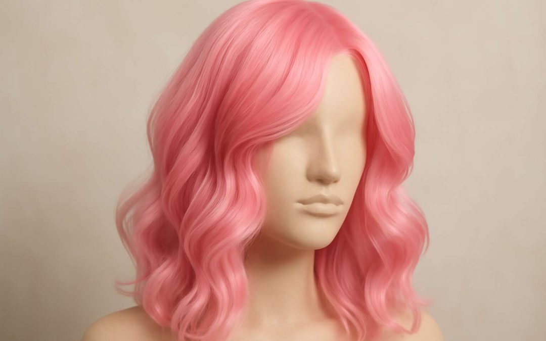 human hair wigs pink