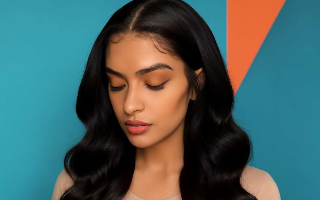 glueless lace front indian hair wigs